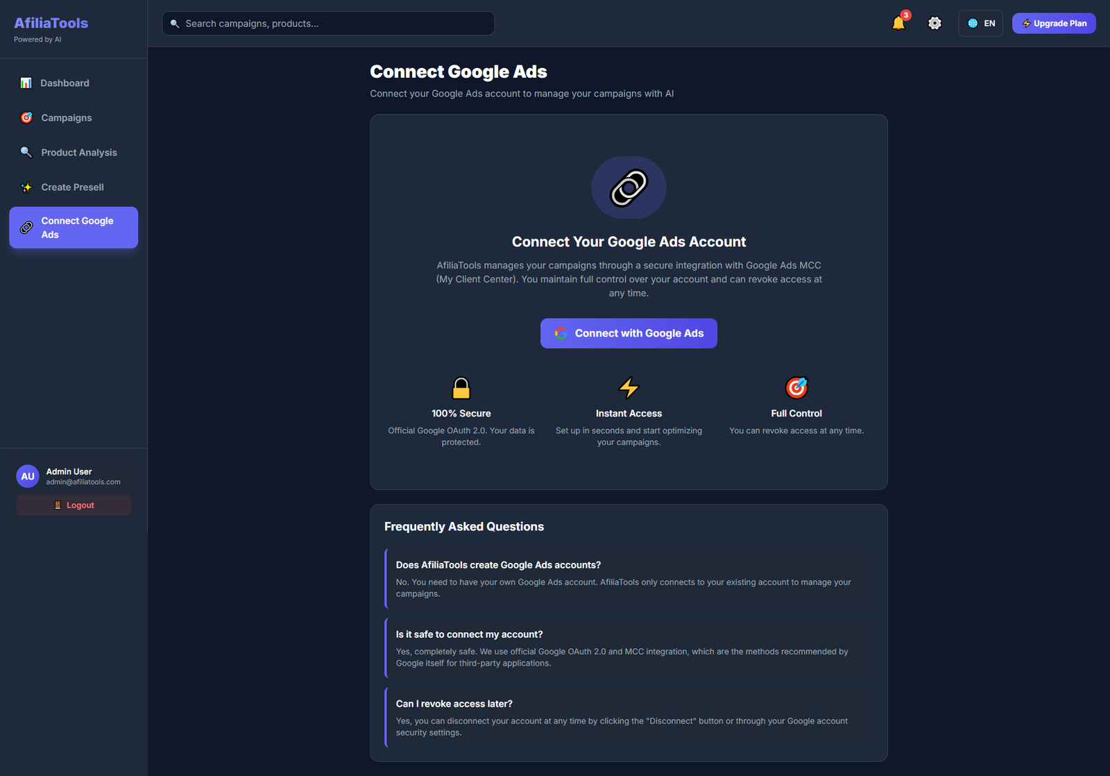 Google Ads Integration